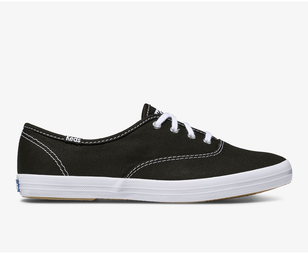 Tenis Keds Mujer Negros - Champion Originals - 0763-JQDKR